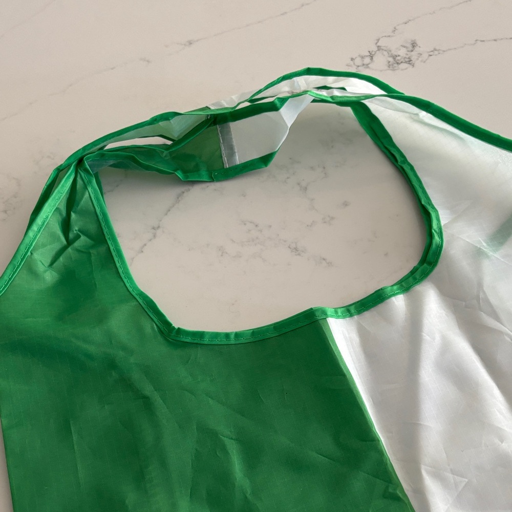 Tory Sport Green and Blue Colorblock Tote - Picture 4 of 5